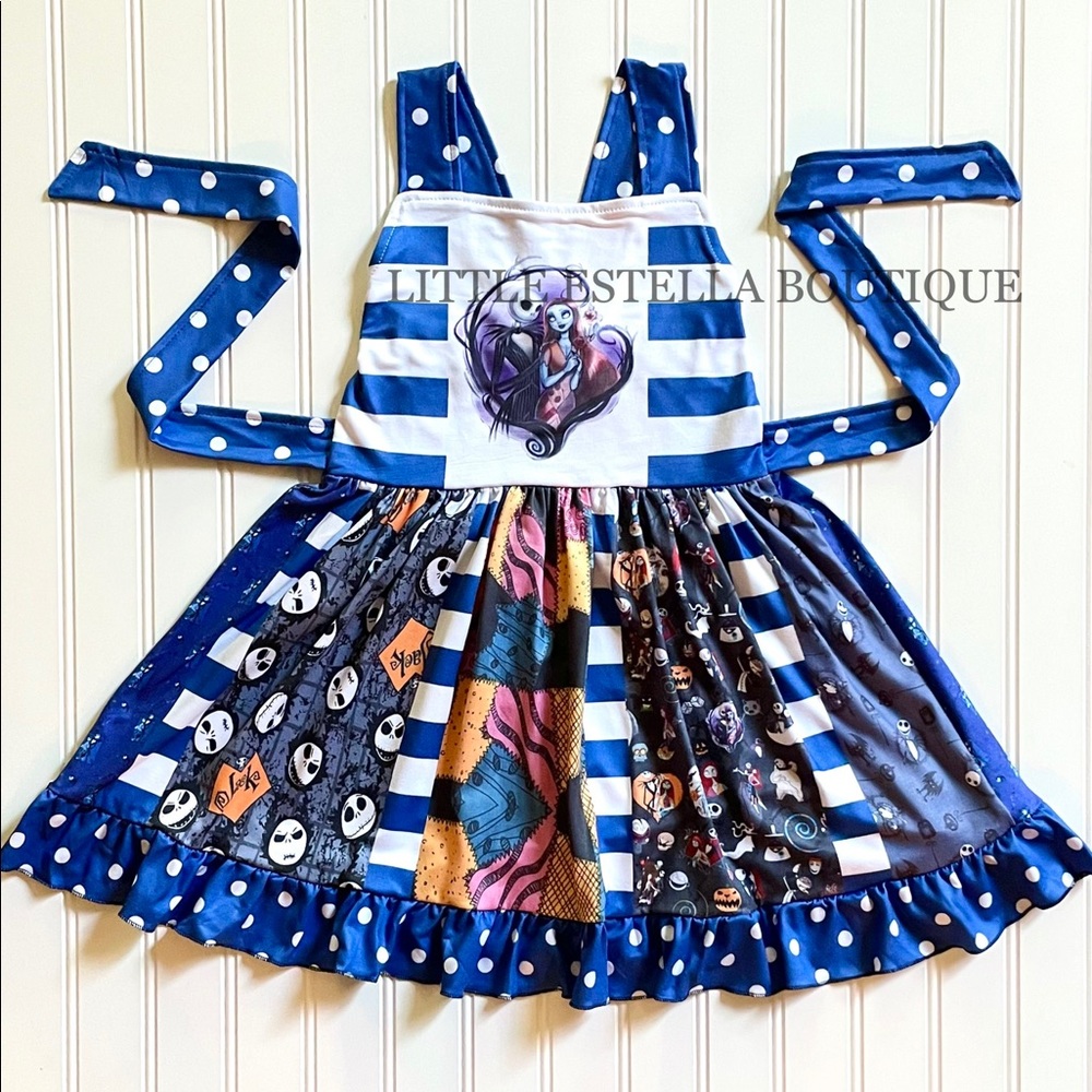 Girls Nightmare Before Christmas Twirl Dress